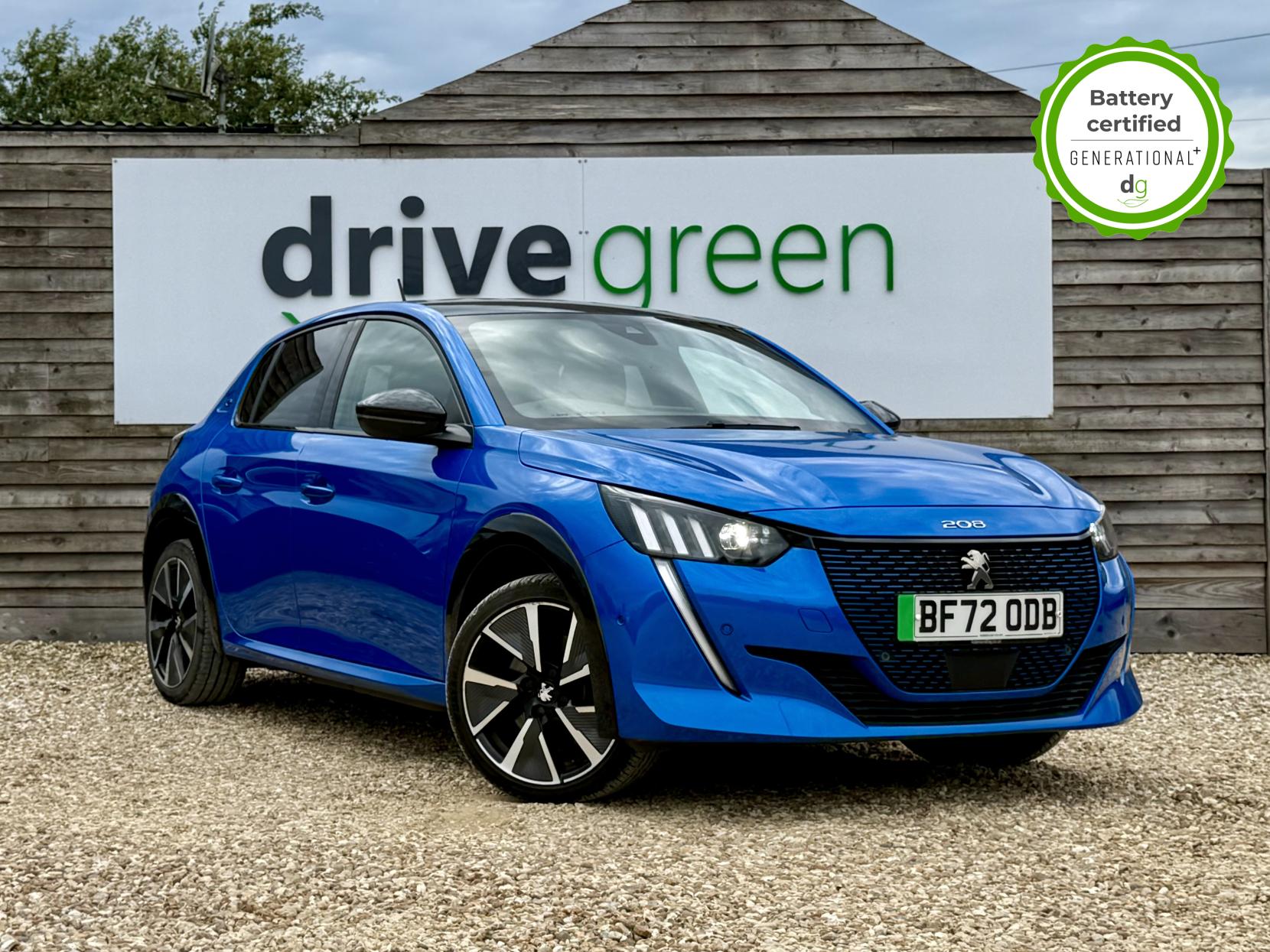 2022 Peugeot E-208 50kWh GT Premium Hatchback 5dr Electric Auto (7kW Charger) (136 ps)
