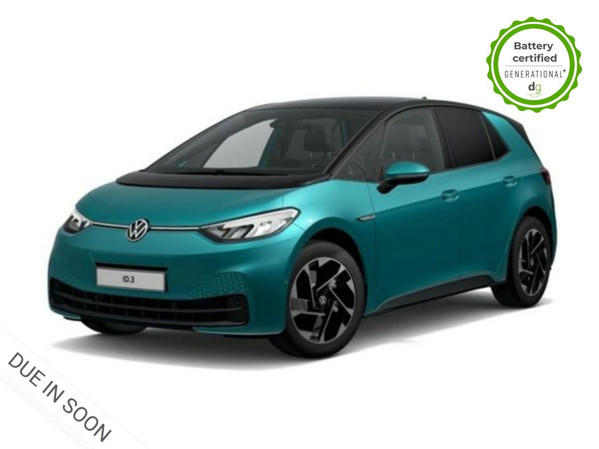 2022 Volkswagen ID.3 Pro 58kWh Family Hatchback 5dr Electric Auto (145 ps)