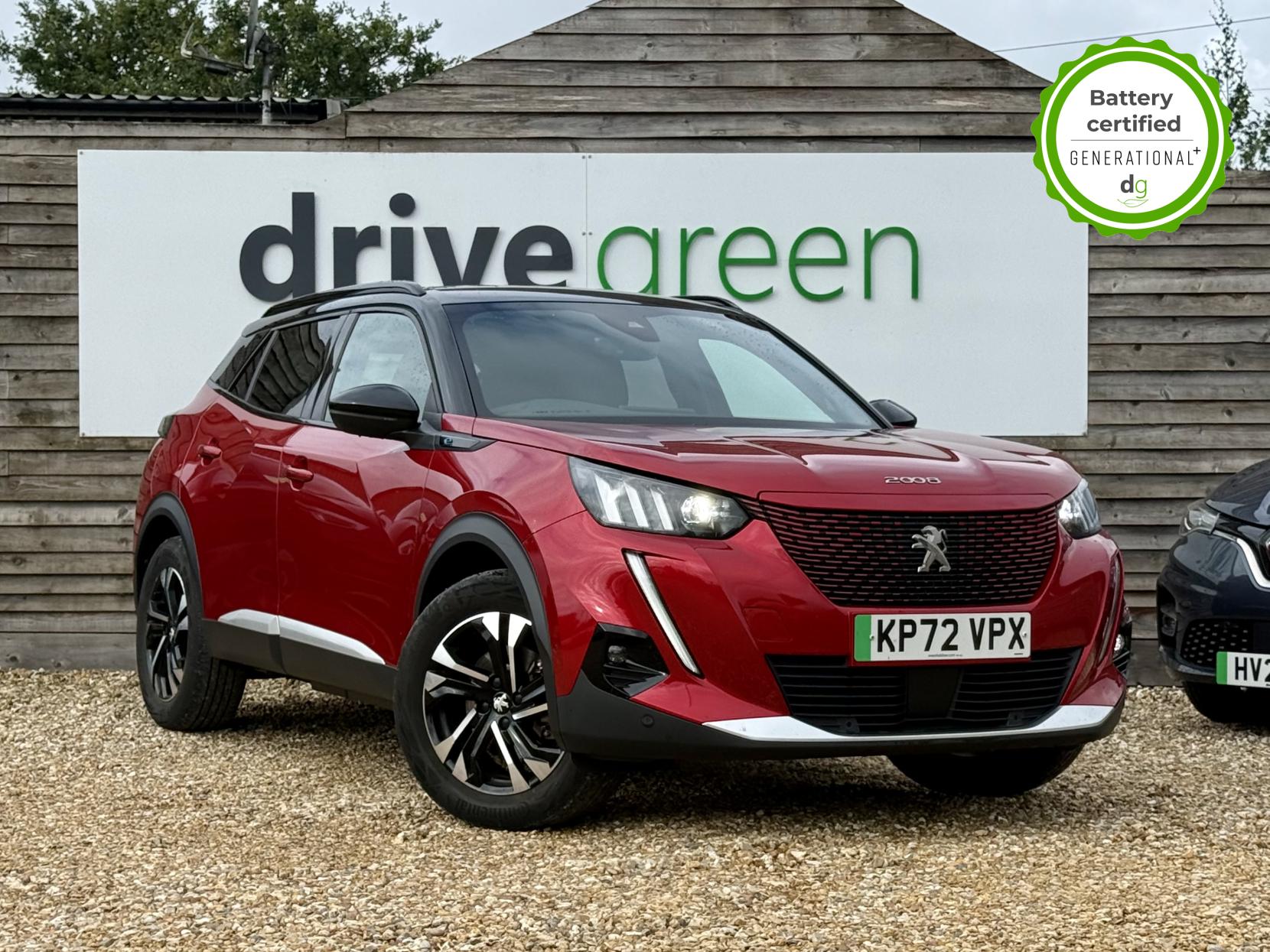 2022 Peugeot E-2008 50kWh GT SUV 5dr Electric Auto (7kW Charger) (136 ps)