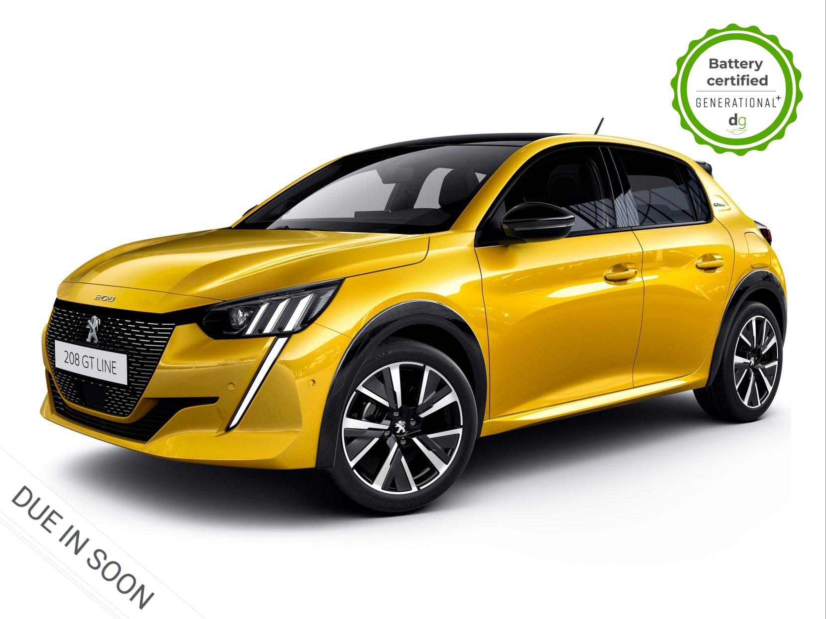 2020 Peugeot E-208 50kWh GT Line Hatchback 5dr Electric Auto (136 ps)