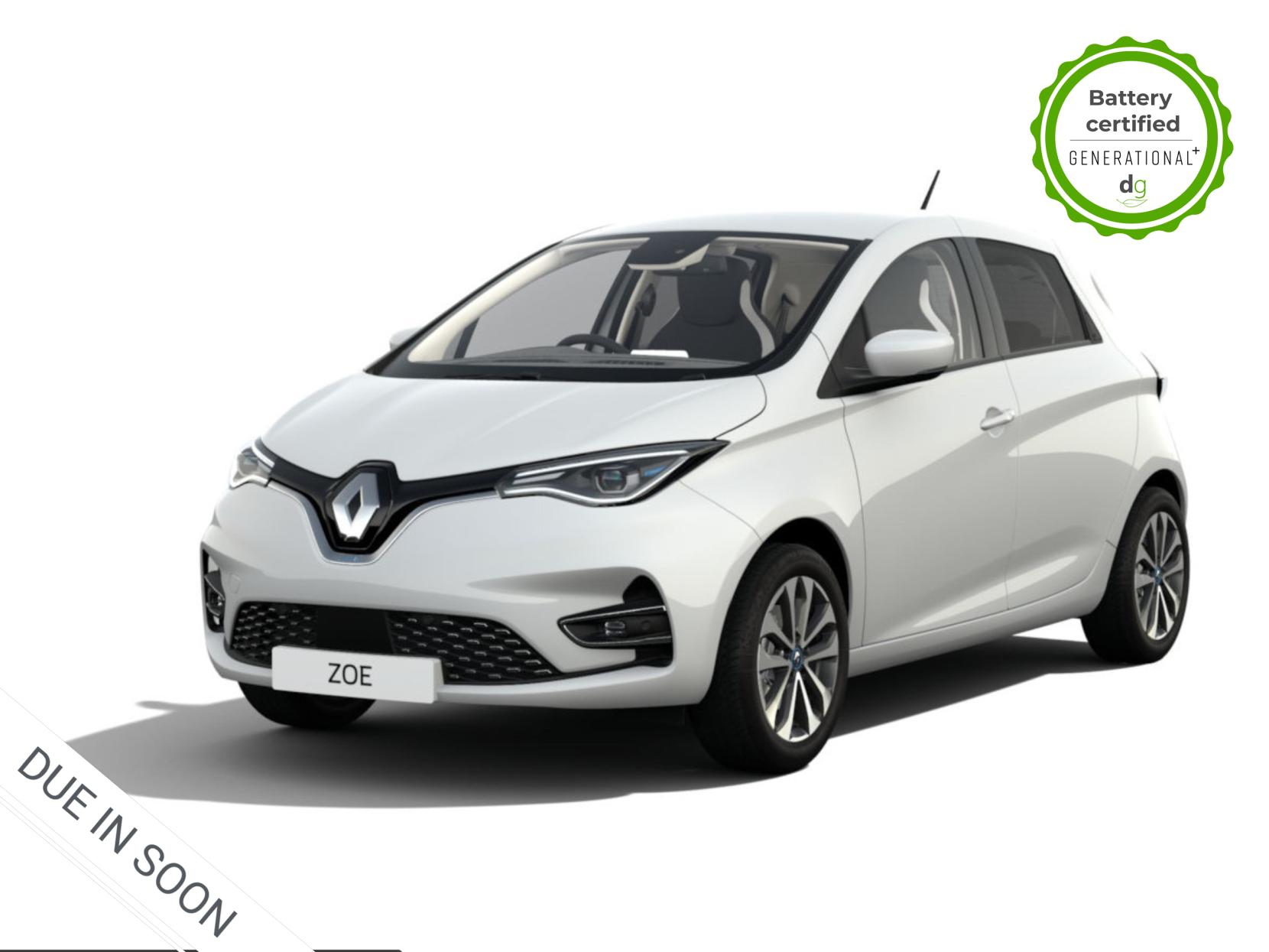 2022 Renault Zoe R135 EV50 52kWh GT Line + Hatchback 5dr Electric Auto (Rapid Charge) (134 bhp)