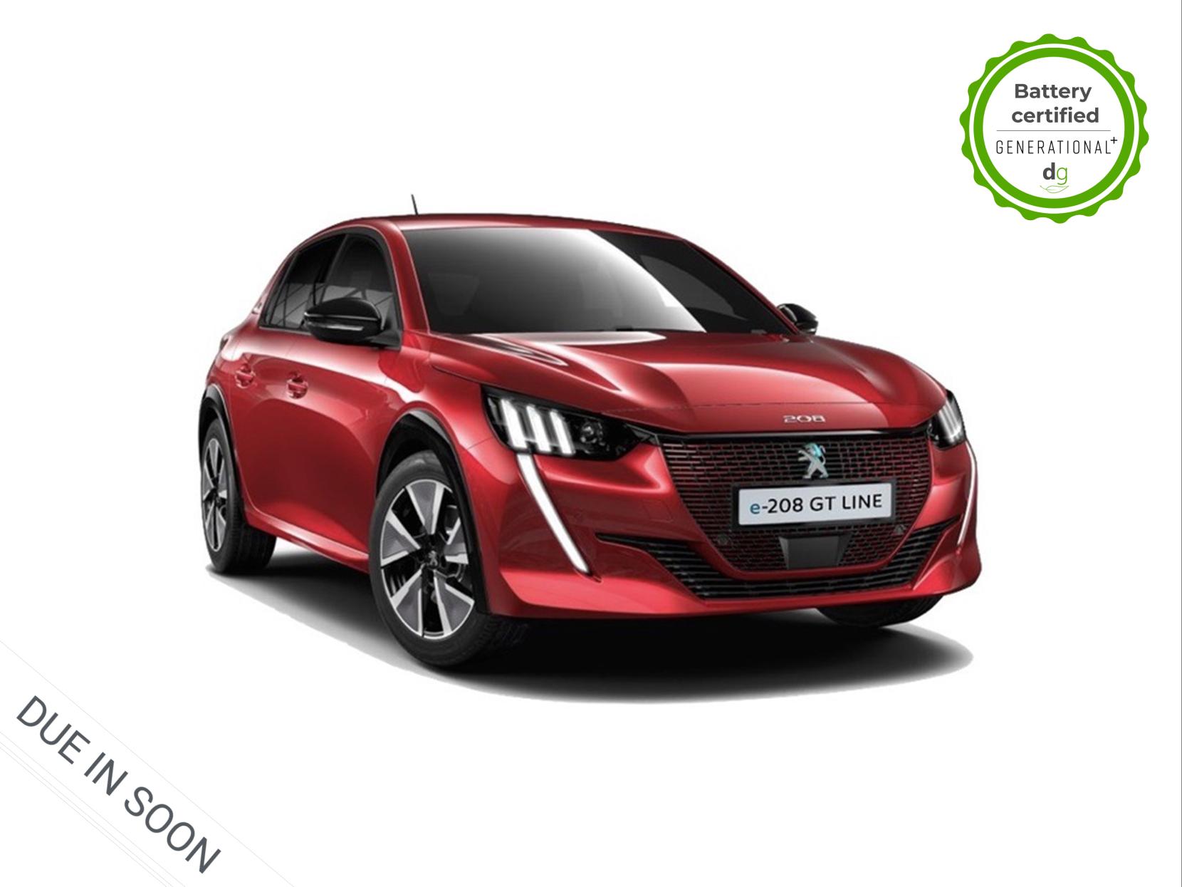 Peugeot E-208 50kWh GT Premium Hatchback 5dr Electric Auto (7kW Charger) (136 ps)