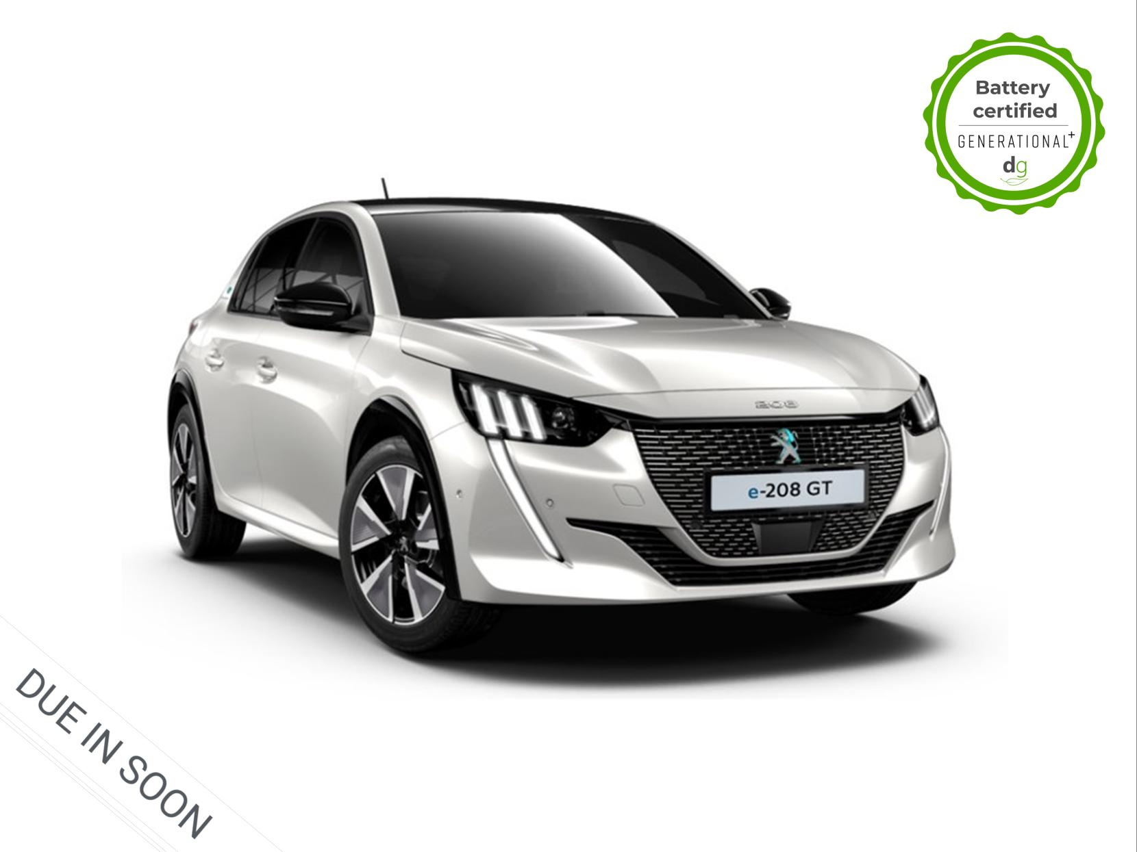 Peugeot E-208 50kWh GT Hatchback 5dr Electric Auto (136 ps)