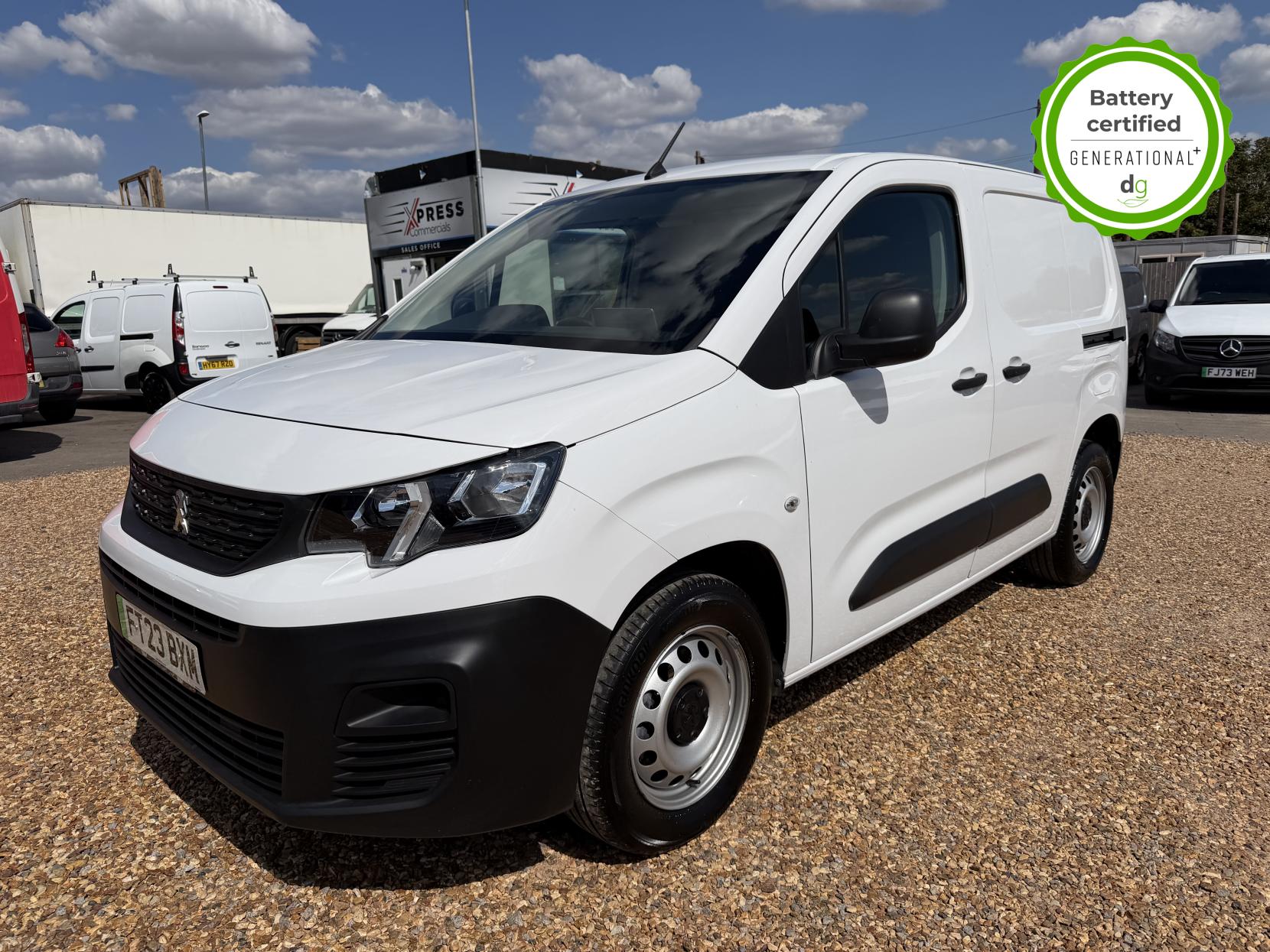 2023 Peugeot e-Partner 800 50kWh Professional Premium + Standard Panel Van 5dr Electric Auto SWB (7.4kW Charger) (136 ps)