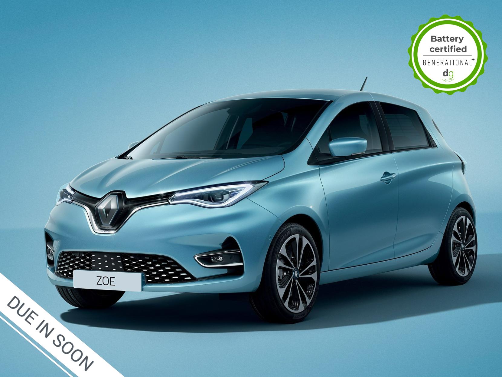 2022 Renault Zoe R135 EV50 52kWh GT Line + Hatchback 5dr Electric Auto (Rapid Charge) (134 bhp)