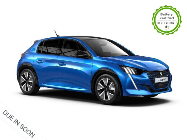 Peugeot E-208 50kWh GT Hatchback 5dr Electric Auto (136 ps)